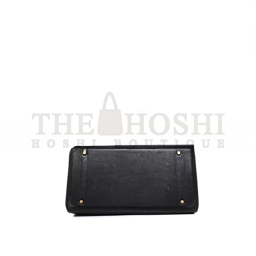 H**me5 BIRKIN 40 TOGO LEATHER BLACK GOLD BUCKLE WS3148 (40*30*21cm) Master Quality